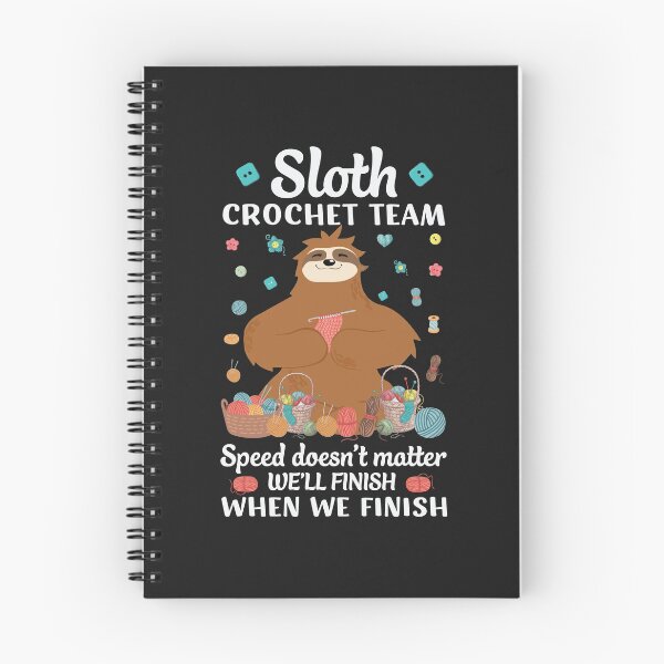 Item preview, Sloth Crochet Team-funny gift for people who crochet & love sloths designed and sold by BRtisticDesigns.