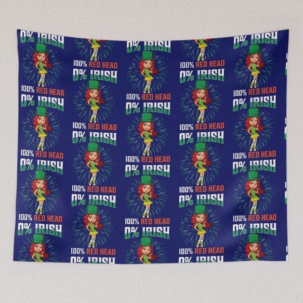 Item preview, 0% Irish 100% Redhead-ST. Patrick's Day gift for Redhead women designed and sold by BRtisticDesigns.