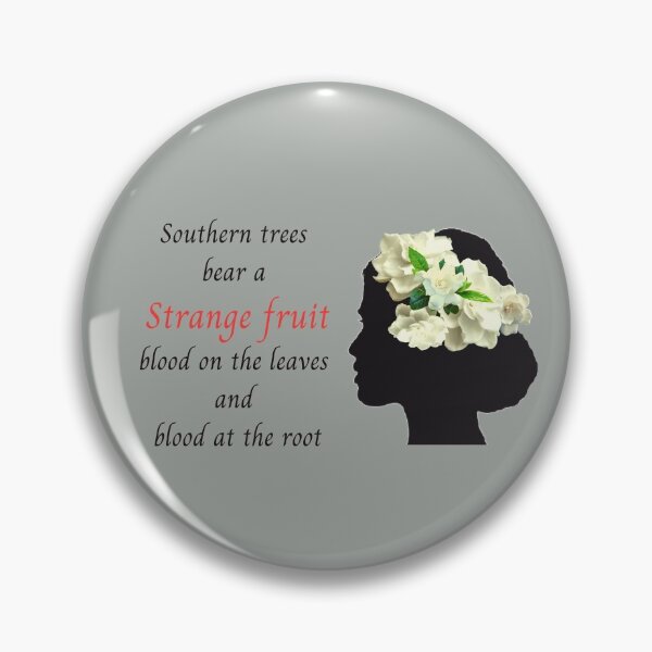 Item preview, BILLIE HOLIDAY STRANGE FRUIT SILHOUETTE designed and sold by WokeWords.