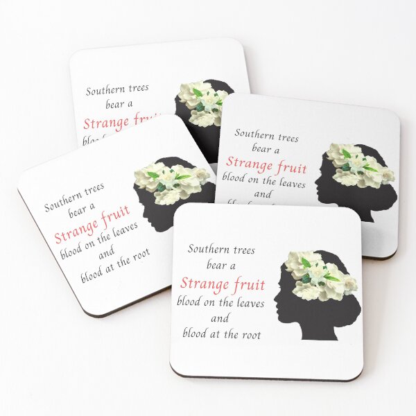 Item preview, BILLIE HOLIDAY STRANGE FRUIT SILHOUETTE designed and sold by WokeWords.