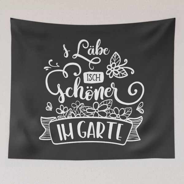 Item preview, Life is better in the garden - swiss german gift for gardeners designed and sold by Helvetioes.