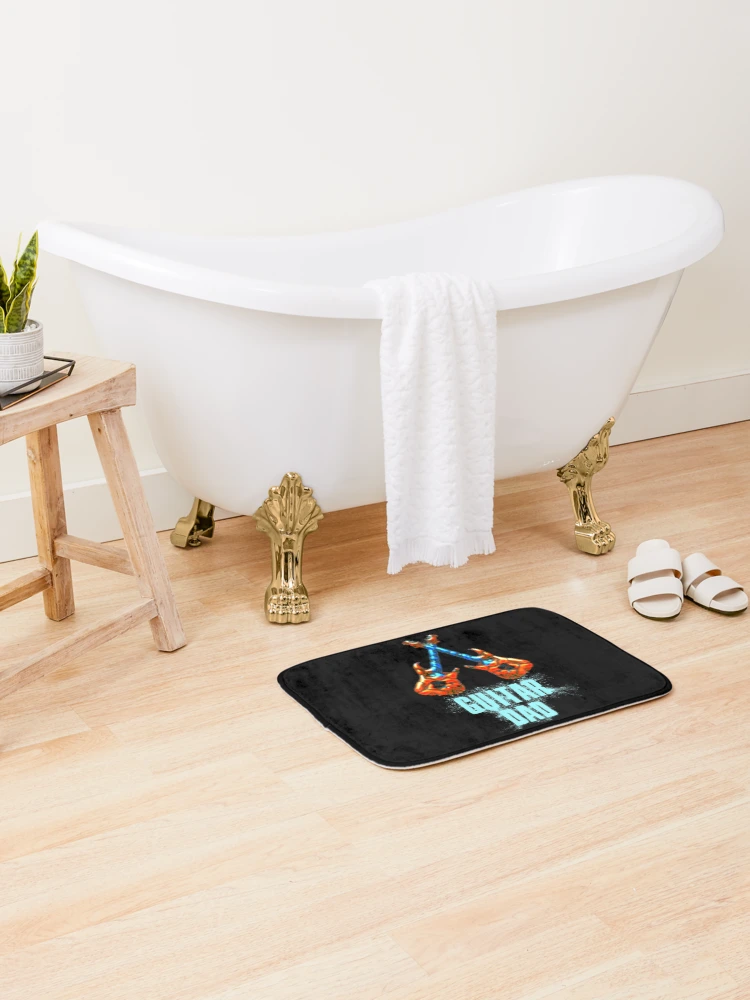 Thumbnail 2 of 6, Bath Mat, Guitar Dad designed and sold by DesignsofNote.