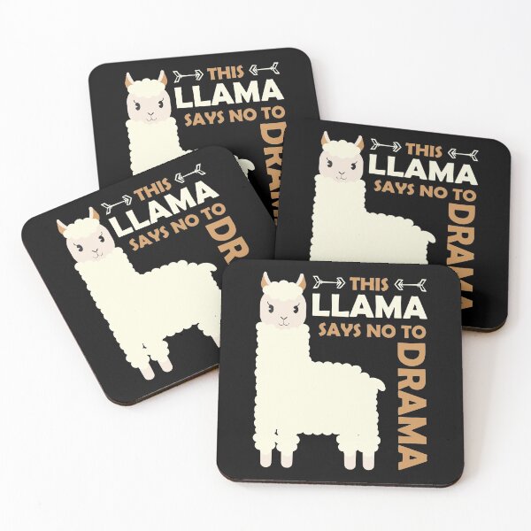 Item preview, This Llama Says No To Drama designed and sold by GravitiTees.