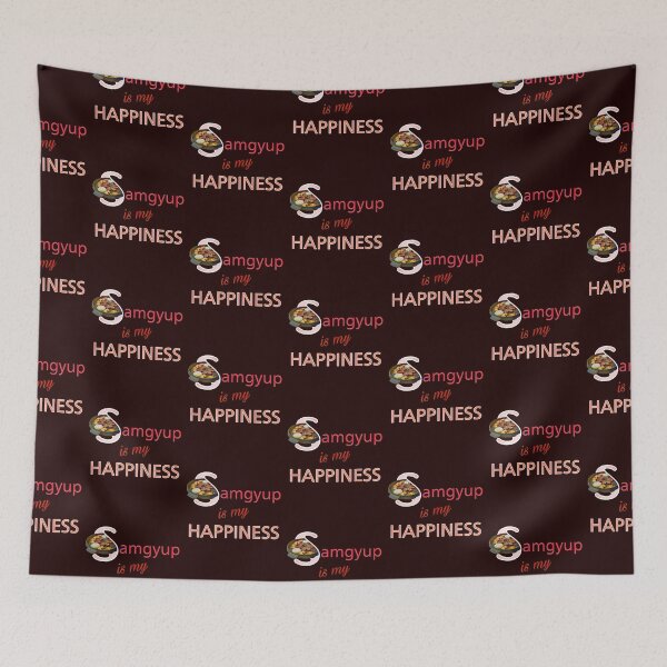 Item preview, funny food design, samgyup is my happiness designed and sold by doctors-apparel.