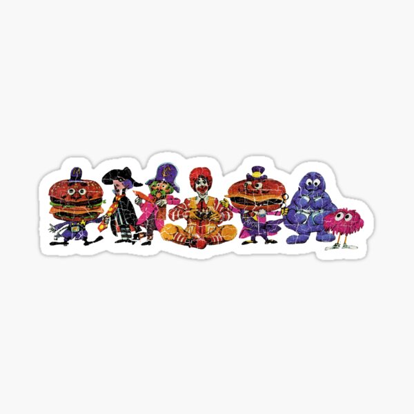 H.R. McDonaldland Sticker