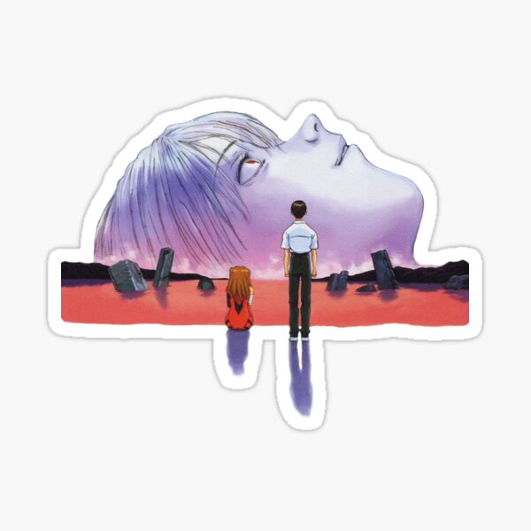 The End of Evangelion Poster Transparent Sticker