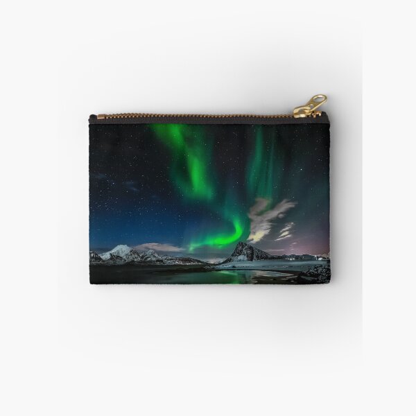 Item preview, magnetic northern lights skies above the sea at night designed and sold by ImRotem.