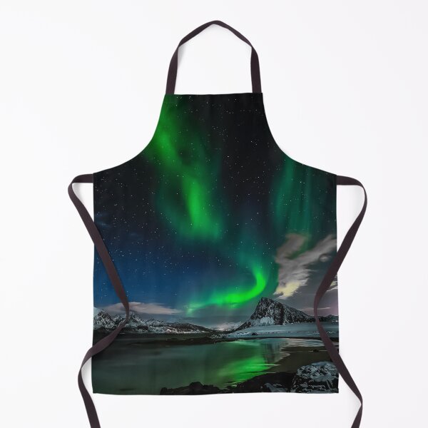 Item preview, magnetic northern lights skies above the sea at night designed and sold by ImRotem.