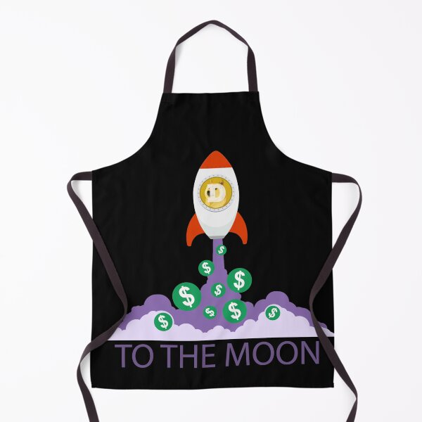 Artikelvorschau, Dogecoin (DOGE) Zum Mond entworfen und verkauft von Babydov.