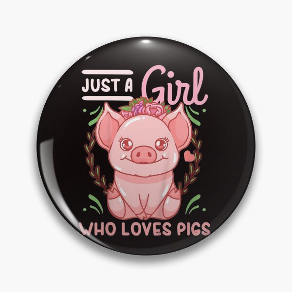 Item preview, just a girl who loves pigs designed and sold by tunsiunhin.