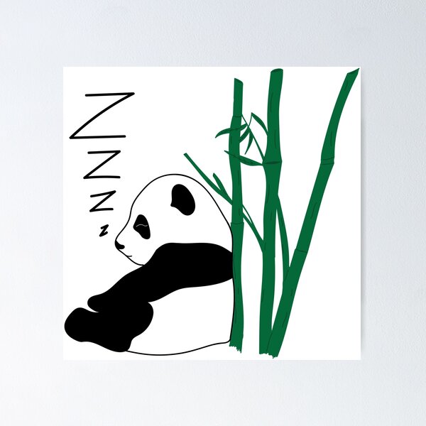 Item preview, Sleepy Panda ZZZ designed and sold by unitycreative.