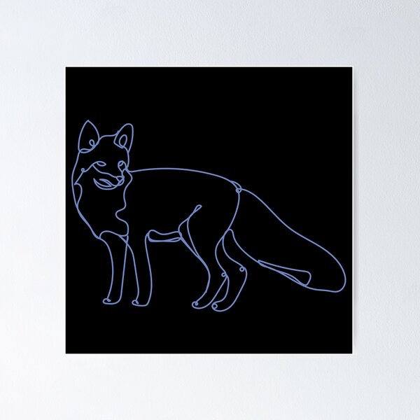 Item preview, Neon fox  designed and sold by Vipstride  Services.