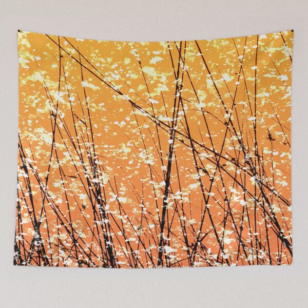Item preview, Abstract Orangish Scene, for home decoration designed and sold by blueocan.