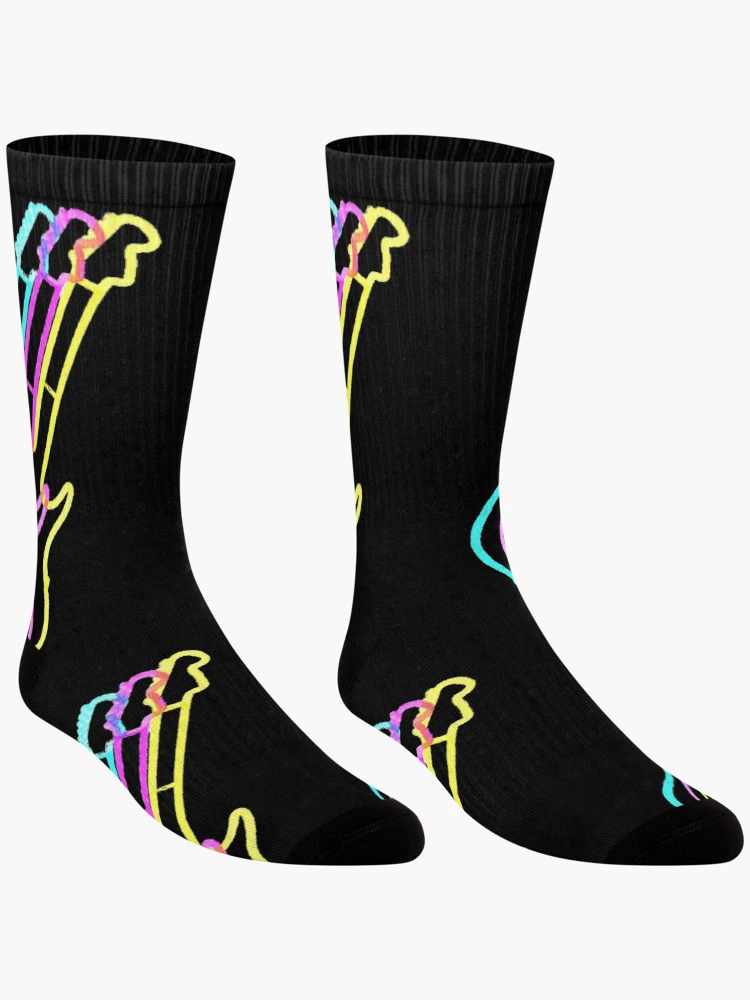 Thumbnail 3 of 5, Socks, Triple Neon Guitar designed and sold by DesignsofNote.