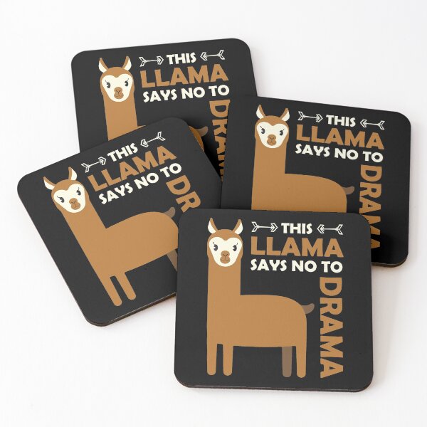 Item preview, This Llama Says No To Drama | No Gossip Allowed designed and sold by GravitiTees.