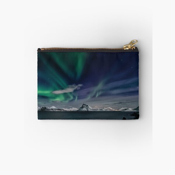 Item preview, phenomenon northern lights skies above the sea at night designed and sold by ImRotem.