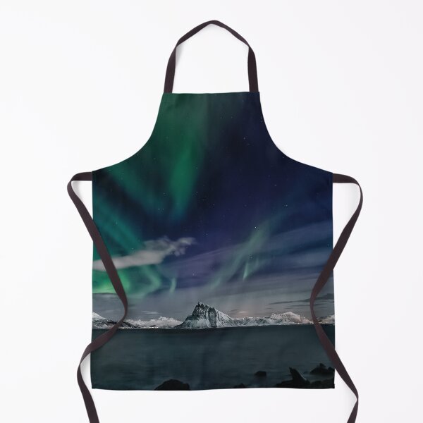 Item preview, phenomenon northern lights skies above the sea at night designed and sold by ImRotem.