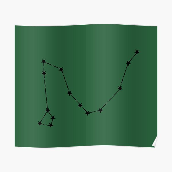 Draco-Konstellation Poster