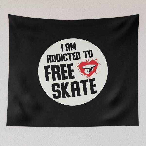 Item preview, Freeskates Free Skate Addicted designed and sold by getgr4phicz.
