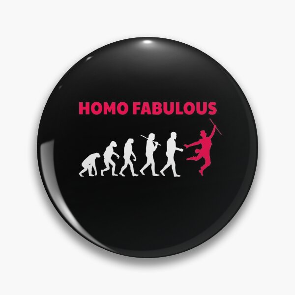 Item preview, Homo Fabulous Funny Evolution Parody Dancing Quote designed and sold by sillyquestions.
