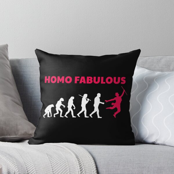 Item preview, Homo Fabulous Funny Evolution Parody Dancing Quote designed and sold by sillyquestions.