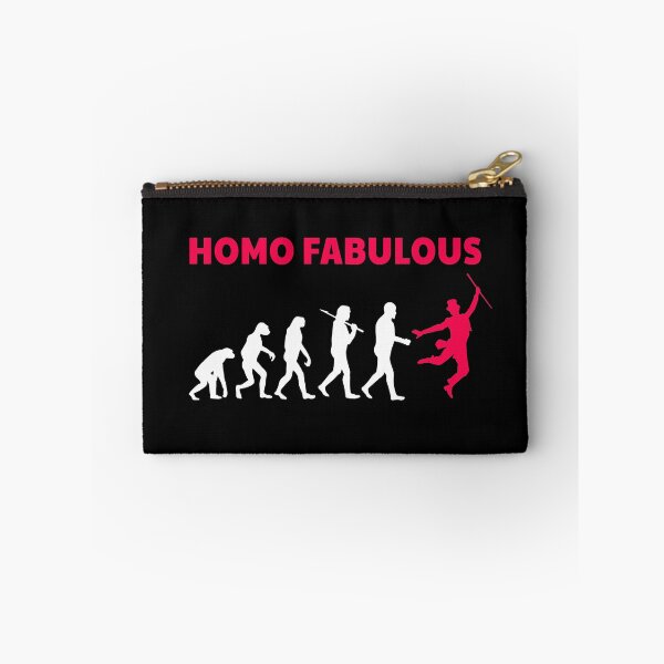 Item preview, Homo Fabulous Funny Evolution Parody Dancing Quote designed and sold by sillyquestions.
