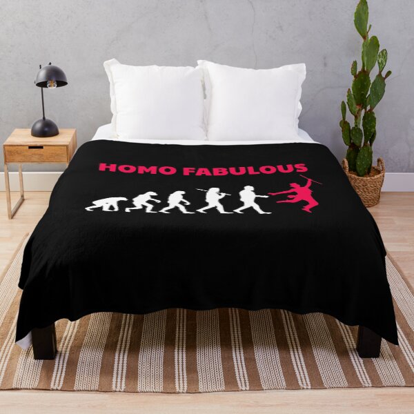 Item preview, Homo Fabulous Funny Evolution Parody Dancing Quote designed and sold by sillyquestions.