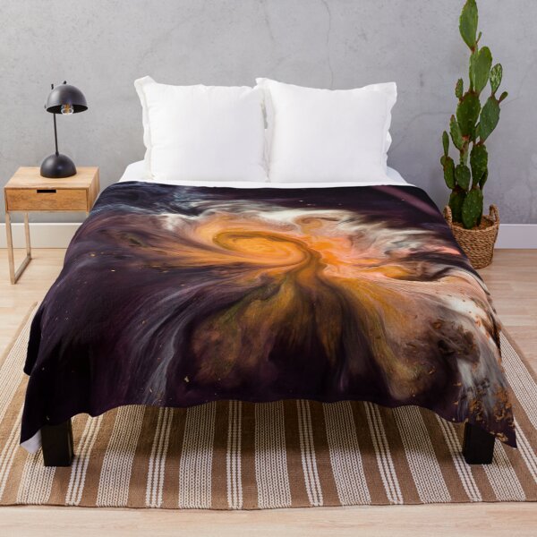 Item preview, Purple Black Yellow Galaxy Marble Art designed and sold by BEyourself be.