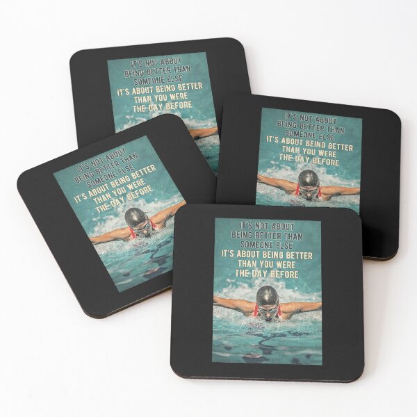 Item preview, Female Swimmer It's not about being better than someone else it's about being better than you were t designed and sold by Cooper73.