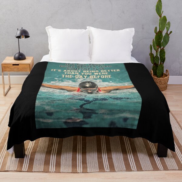 Item preview, Female Swimmer It's not about being better than someone else it's about being better than you were t designed and sold by Cooper73.