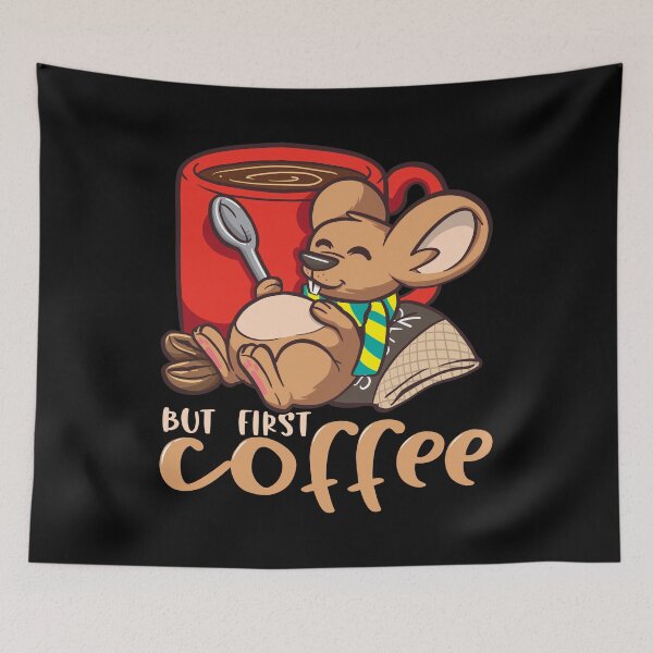 Item preview, Coffee rat for rats & coffee lovers designed and sold by FalkDania.