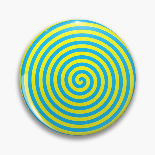 Item preview, Yellow Hypnotic Spiral designed and sold by bradm50.