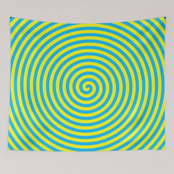 Item preview, Yellow Hypnotic Spiral designed and sold by bradm50.