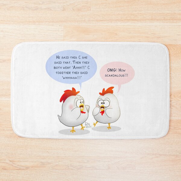 Item preview, Gossiping Chooks designed and sold by RitaLaiArt.