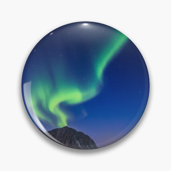 Item preview, trail of northern lights in the sky of norway designed and sold by ImRotem.