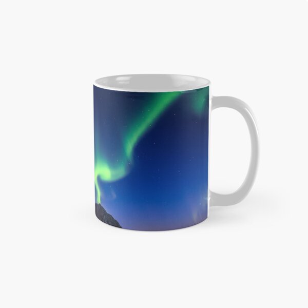Item preview, trail of northern lights in the sky of norway designed and sold by ImRotem.