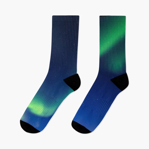 Item preview, trail of northern lights in the sky of norway designed and sold by ImRotem.