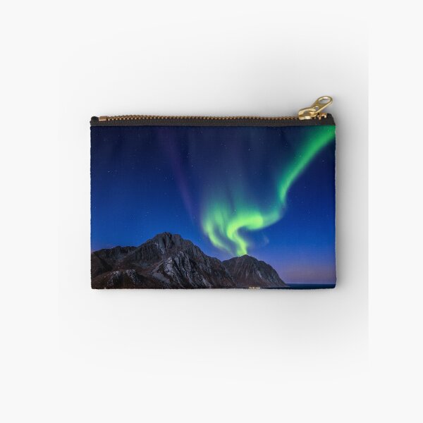 Item preview, trail of northern lights in the sky of norway designed and sold by ImRotem.