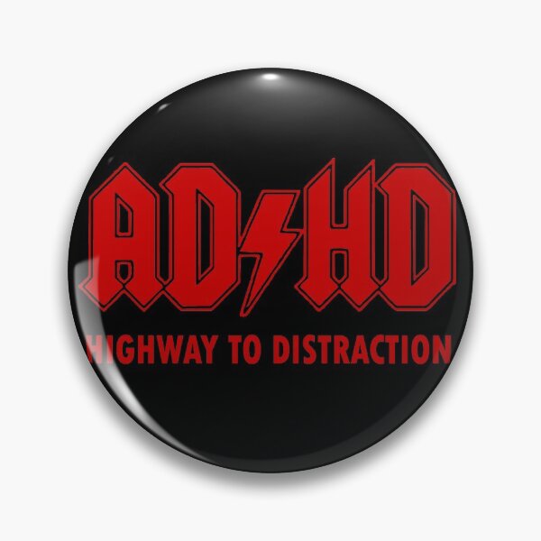 Item preview, ADHD - ACDC joke designed and sold by NomiBee.