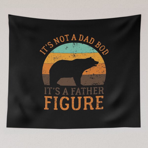 Item preview, Dad Bod Funny Dad Joke Dad Pun Bear Cool Badass Dad Quote designed and sold by sillyquestions.