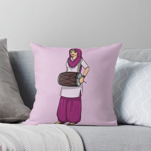 Item preview, Baisakhi with indian girl beating dohl designed and sold by HeatherPhn.