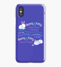 Bunny & Kitty iPhone Case