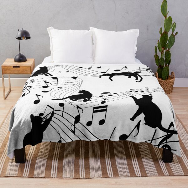 Item preview, Cats and music for cats lovers white designed and sold by Zukhra79.