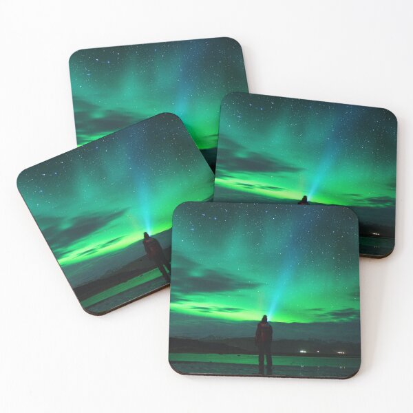 Item preview, the beauty of northern lights at night mixed with the stars designed and sold by ImRotem.