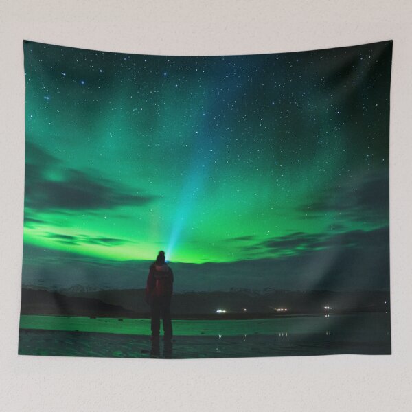 Item preview, the beauty of northern lights at night mixed with the stars designed and sold by ImRotem.
