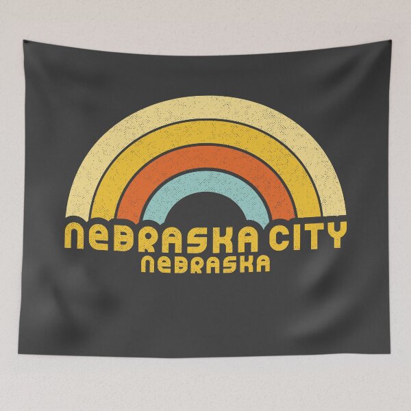 Artikelvorschau, Retro Nebraska City Nebraska entworfen und verkauft von dk80.