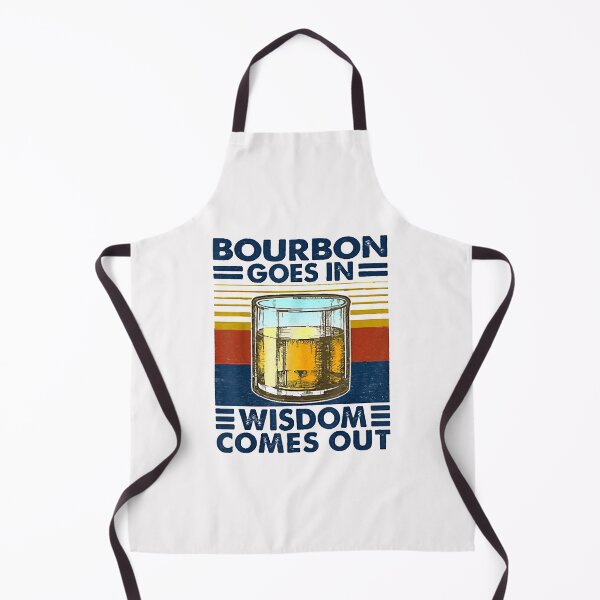 Item preview, Bourbon Goes In Wisdom Comes Out Retro Vintage T-Shirt designed and sold by Lukifo-Driven.