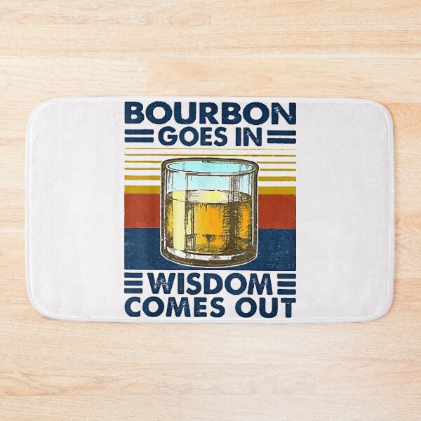 Item preview, Bourbon Goes In Wisdom Comes Out Retro Vintage T-Shirt designed and sold by Lukifo-Driven.