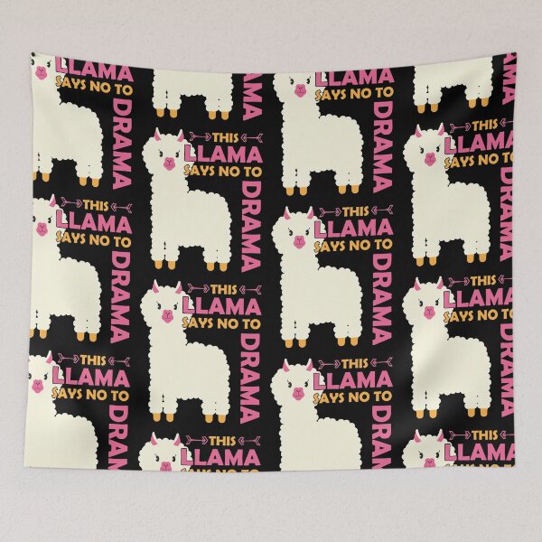 Item preview, No Drama Llama | No Gossip Allowed designed and sold by GravitiTees.