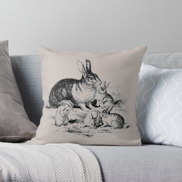 tesco rabbit cushion
